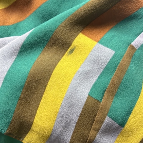 Tibi Colorful Striped Silk Skirt - Picture 8 of 8